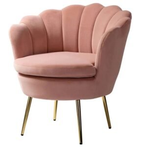 Fabric Velvet Accent Chair for Living Room